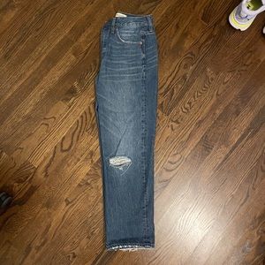 Madewell classic straight jeans